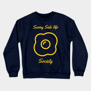 Sunny Side Up Egg Society Outline Crewneck Sweatshirt